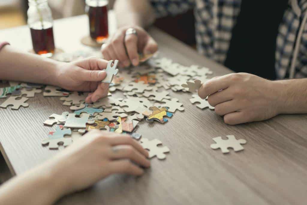 offrir un puzzle à Noël