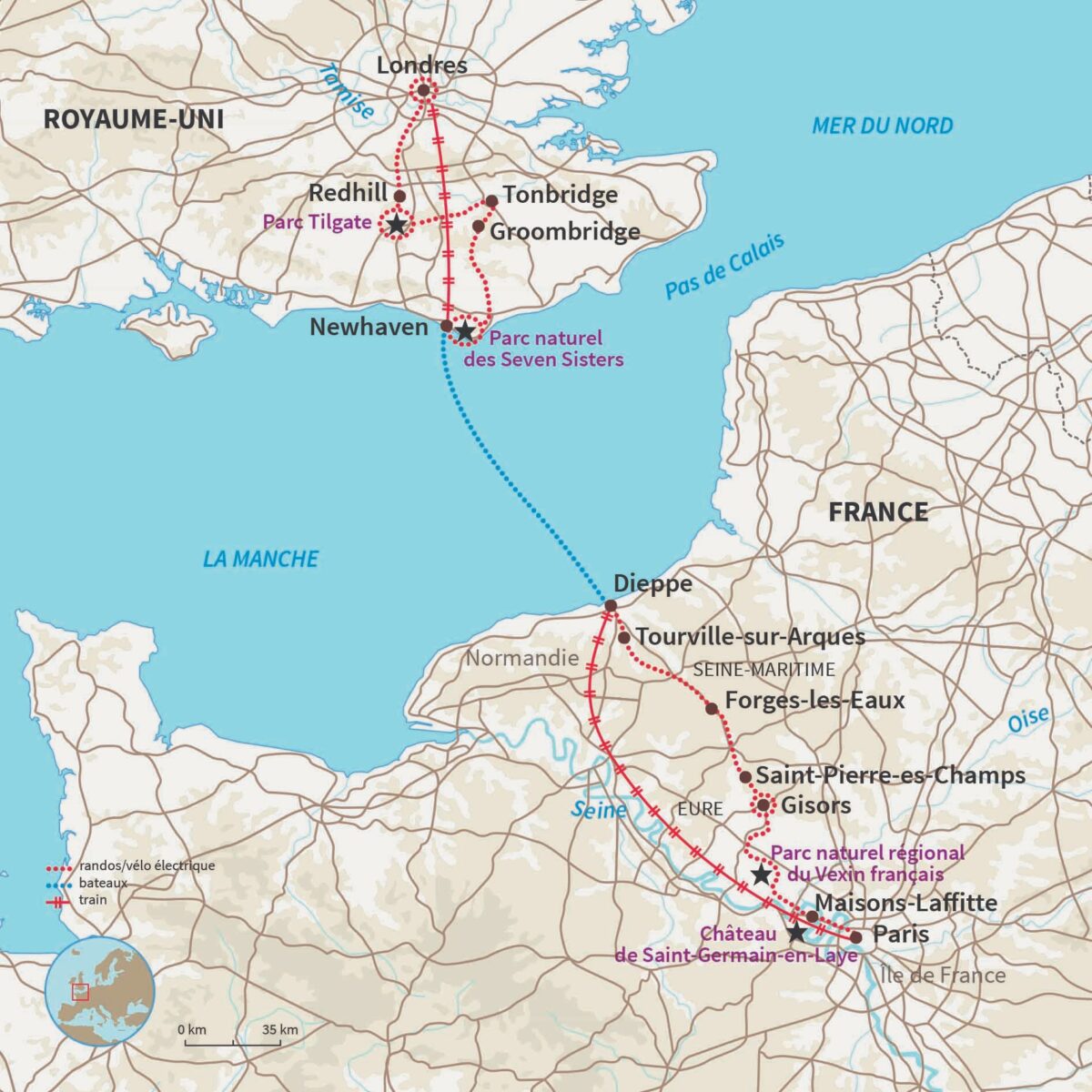 Mesurer la distance entre la France et l'Angleterre : méthodes et faits